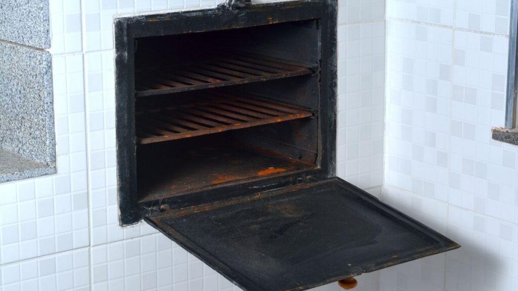 An old fashioned wood burning oven